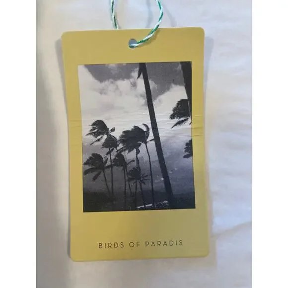 NWT: TROVATA Birds of Paradis Mirabella Embroidered White Cotton Maxi Dress - Picture 8 of 11